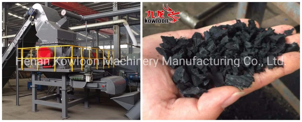 Tire Shredder Machine Manufacturers Waste Tyre Recycling Grinding Equipment