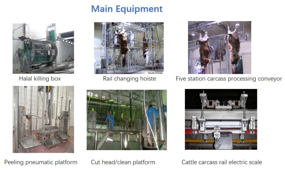 Beef Processing Machine Cattle Cow Sheep Slaughtering Equipment