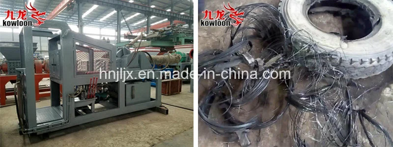 Tire Shredder Machine Manufacturers Waste Tyre Recycling Grinding Equipment