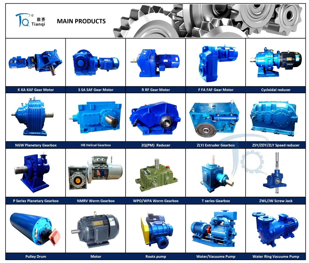 Inline Shaft Coxial Gear Reducer Reduction Gearbox Helical Geared Motor